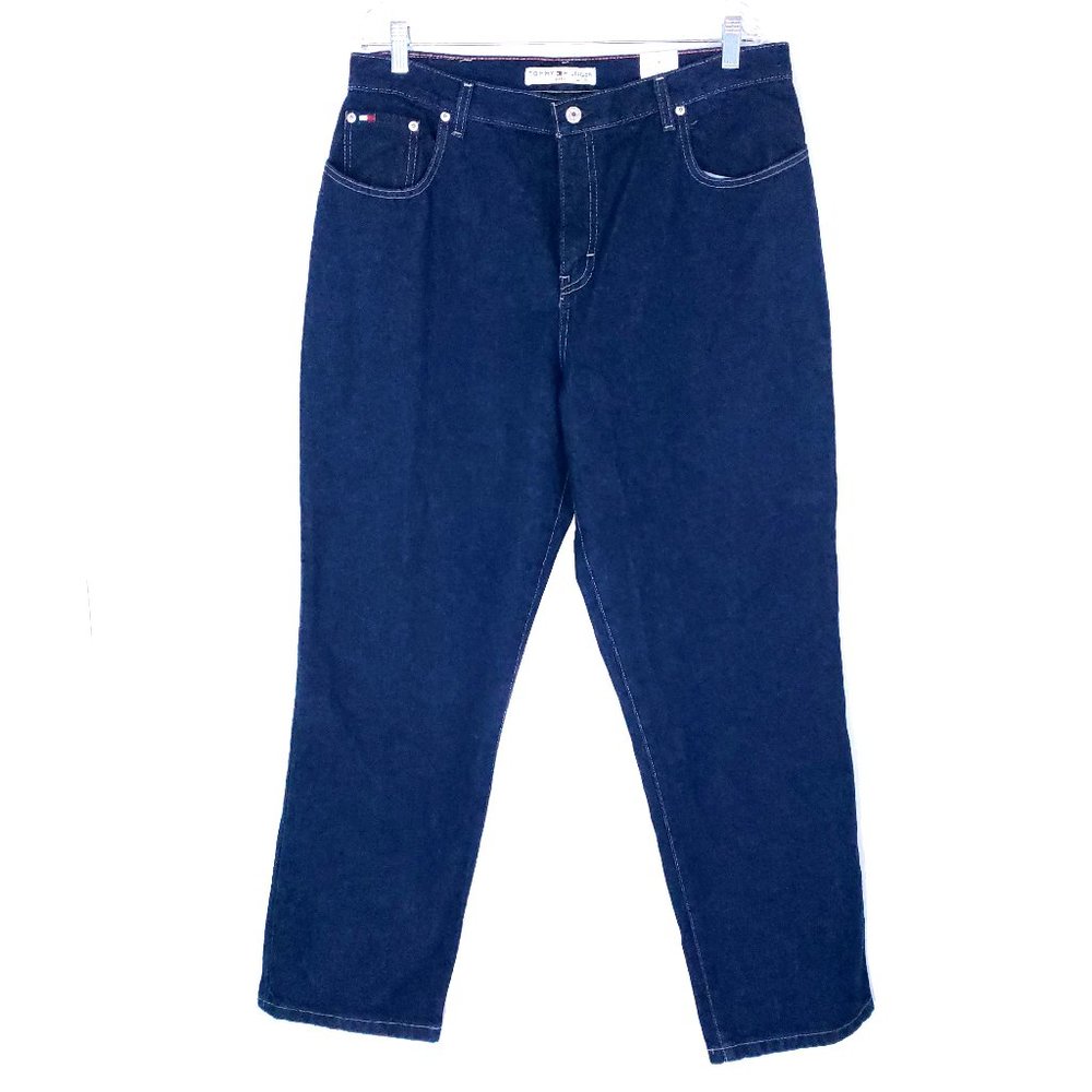 Tommy Hilfiger Women Jean Relaxed Fit Cotton Size 16R (34x31) - NWT